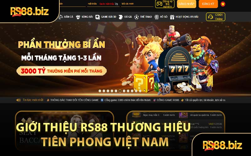 Giới Thiệu RS88 - Link Vào Hệ Thống Game Cược Online Uy Tín