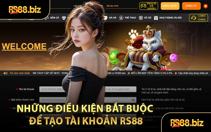 Đăng Ký RS88 - Tham Gia Hệ Thống Game Cược Mới 2026